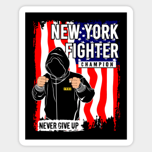 New York city Fighter Champion Magnet